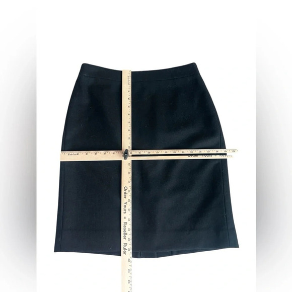 J. CREW Black Pencil Skirt Size 6 - Picture 6 of 6